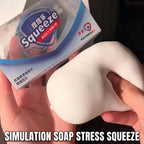 Soap Ball Squishy Toy | Crunchy ASMR Stress Relief Squeeze Ball | Round Blocks Filled Fidget Toy for Kids & Adults