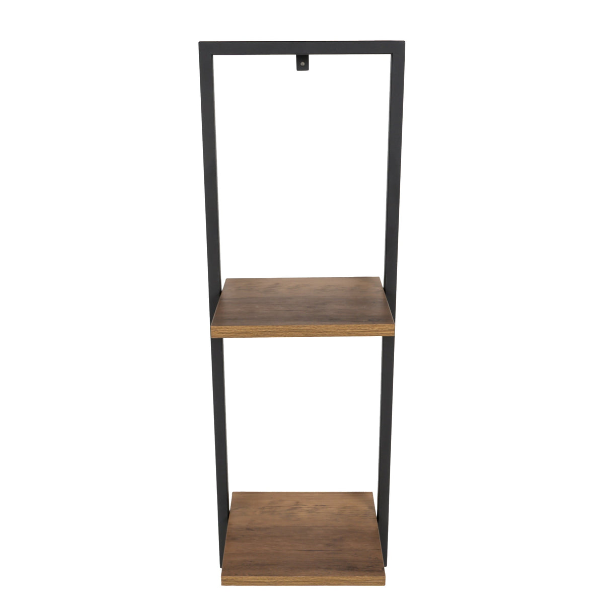 Sleek Oak Wall Mounted Shelf - 25x75CM