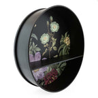 Medium Metal Wall Unit with Shelf Black