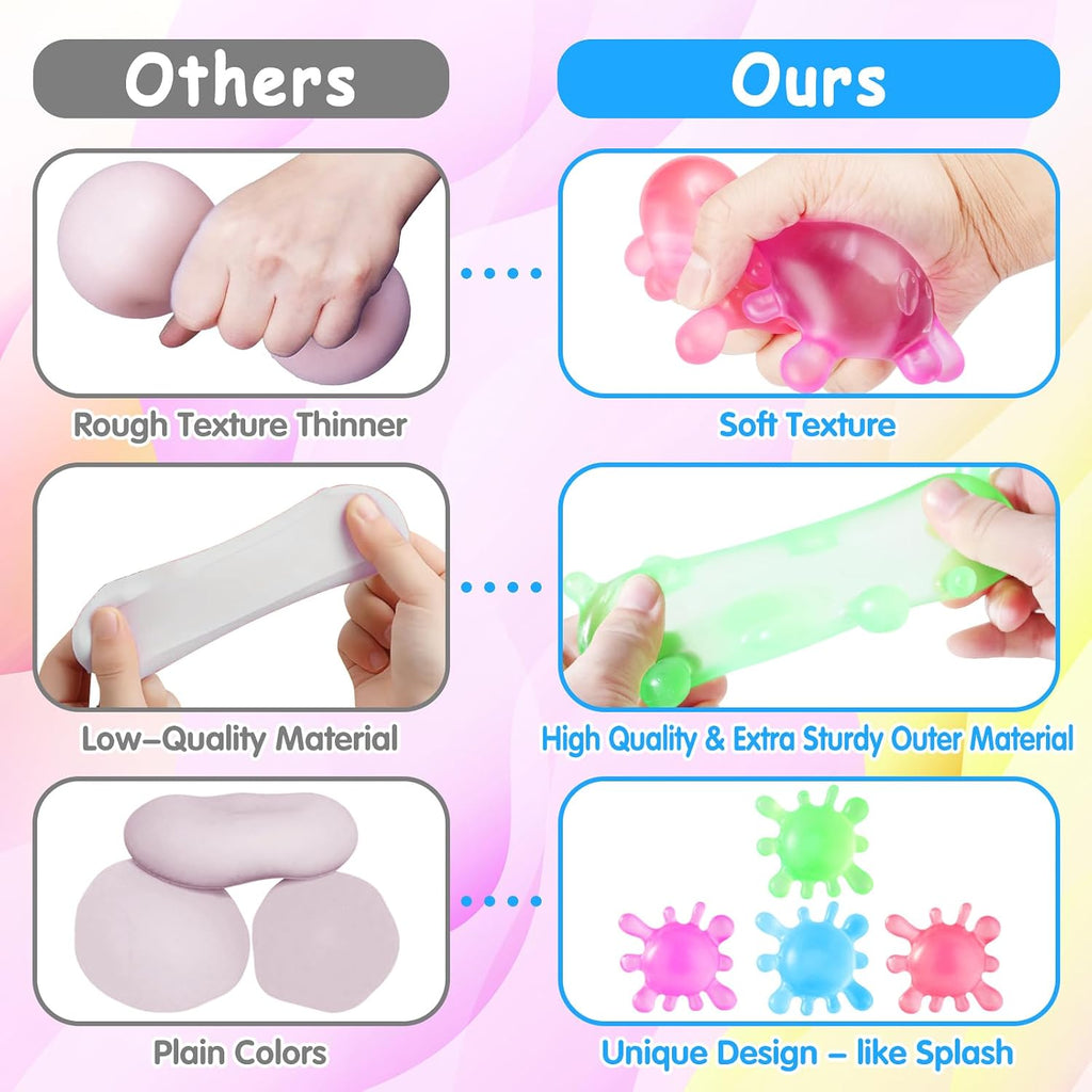 Squishy Fidget Toys – Soft Sensory Stress Cubes & Squeeze Balls