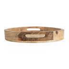 Round Mango Wood Tray