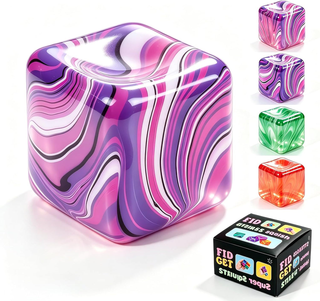 Squishy Fidget Toys – Soft Sensory Stress Cubes & Squeeze Balls