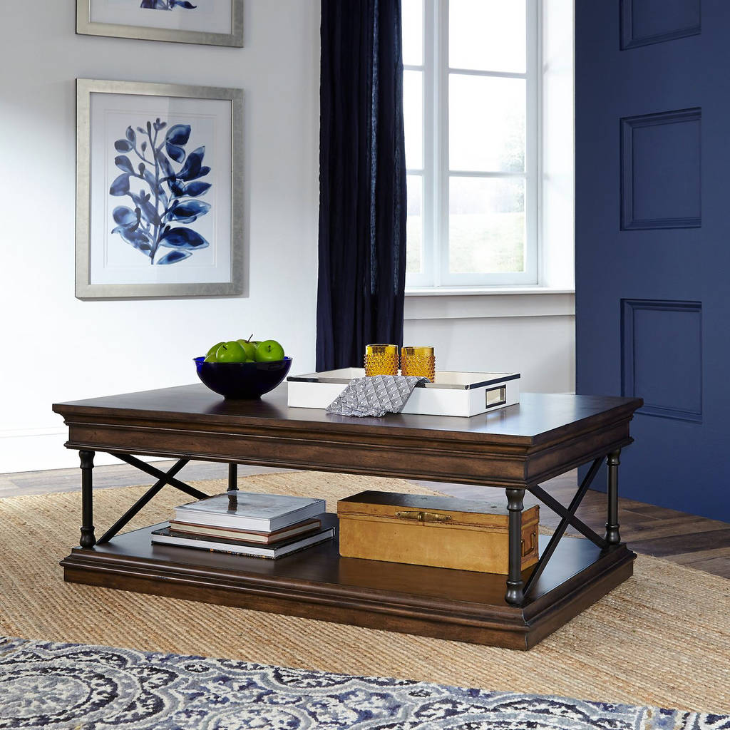 Tribeca Rectangular Cocktail Table by Liberty 315-OT1010