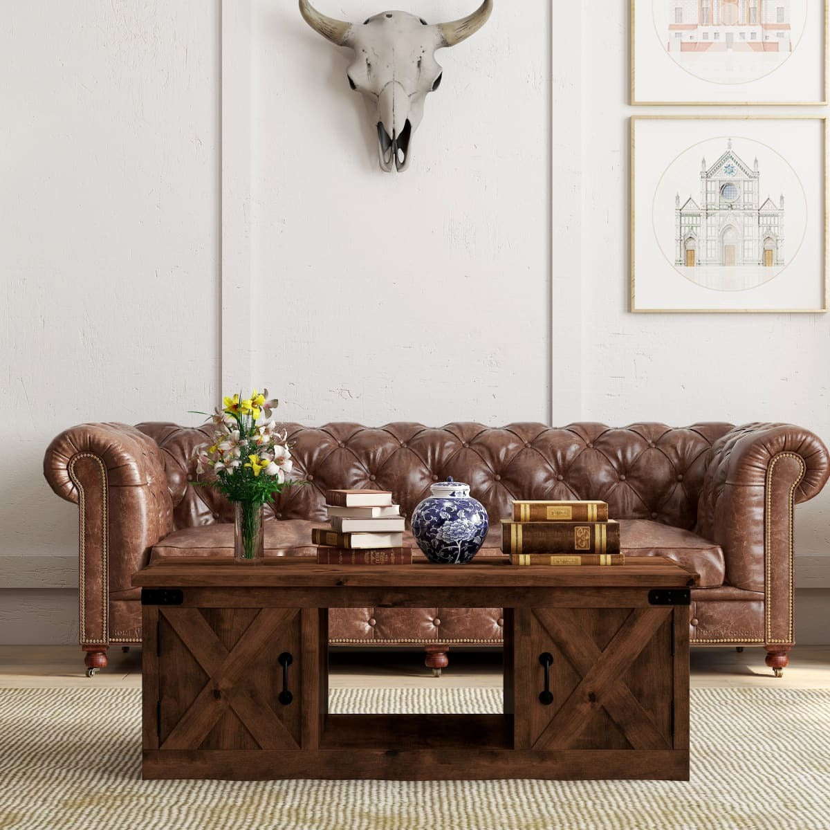 Farmhouse Coffee Table by Legends Furniture FH4210-AWY