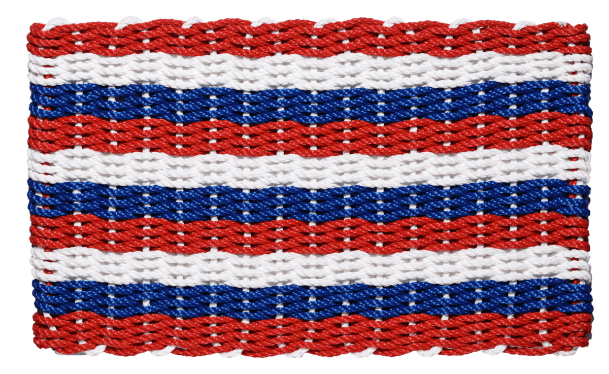 Rope Doormat - Patriotic Stripes